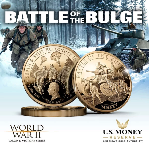 Battle of the Bulge Gold 3-Coin Set
