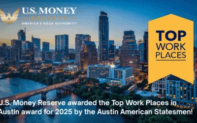 U.S. Money Reserve Named a Winner of The Greater Austin Top Workplaces 2025 Award
