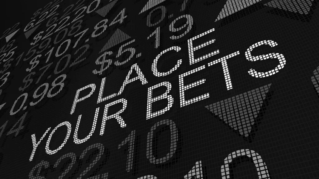 ”Place your bets“ on digital display