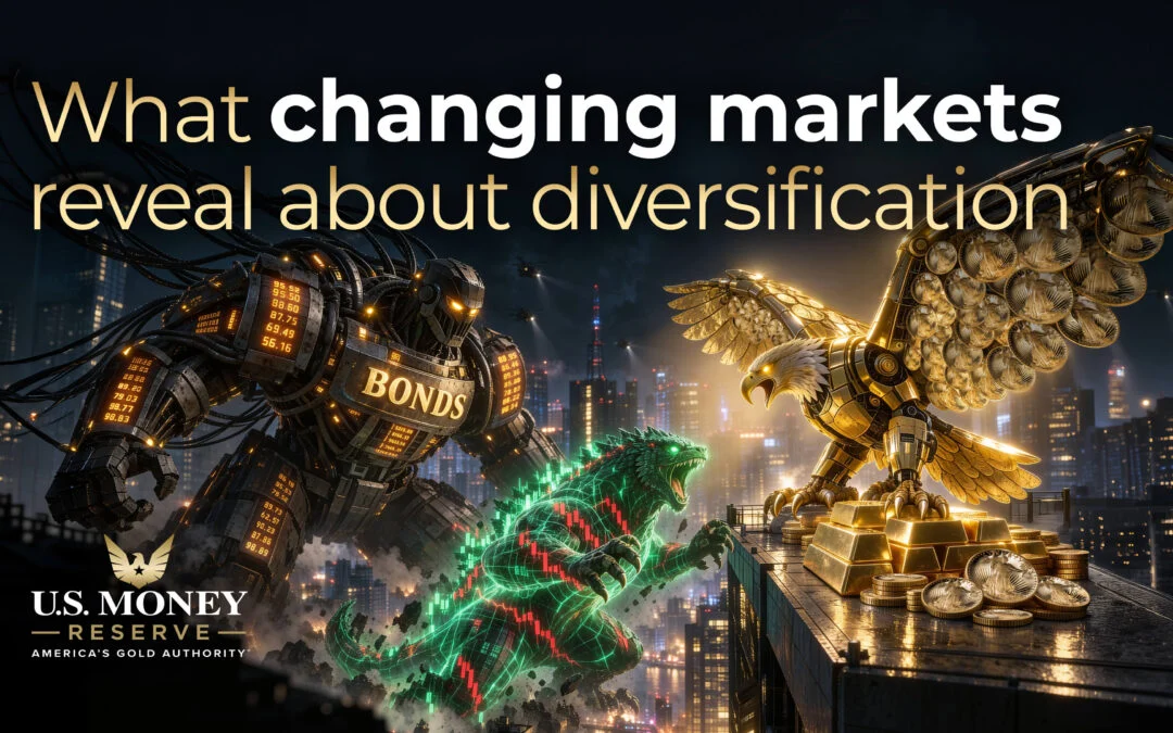 Gold, stocks, and bonds: What changing markets reveal about diversification